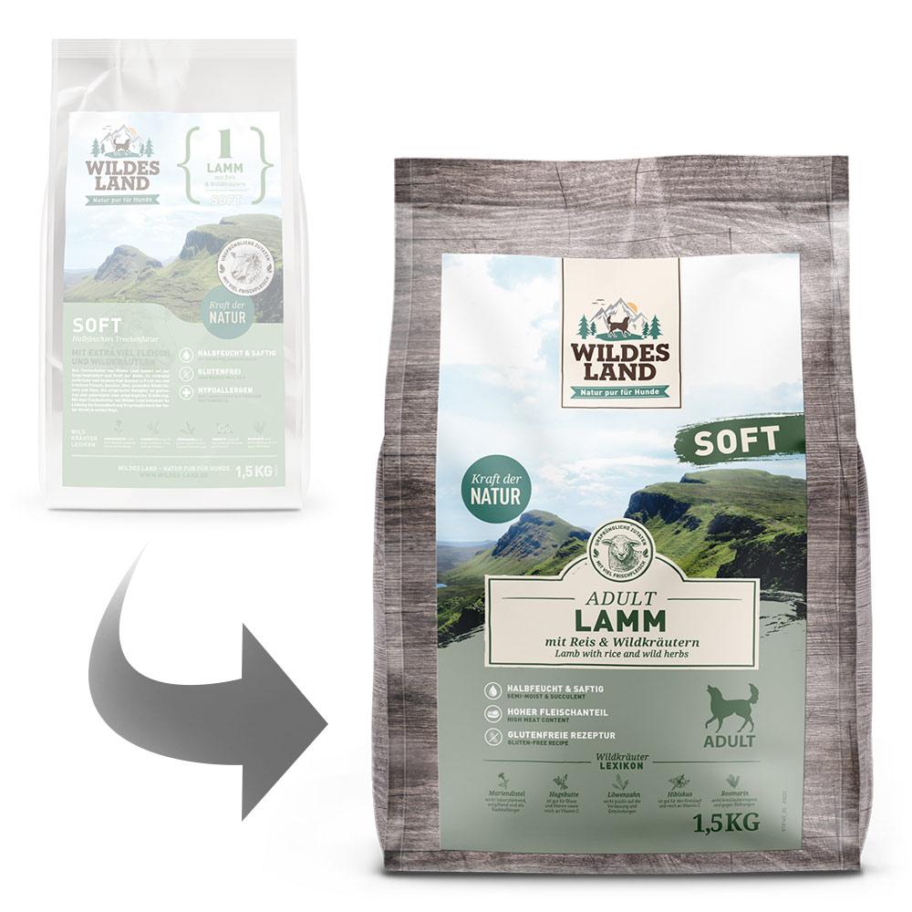 petspremium Wildes Land Lamm mit Reis und Wildkräutern Soft Adult Trockenfutter 1 5 kg Sonderangebot der Fabrik