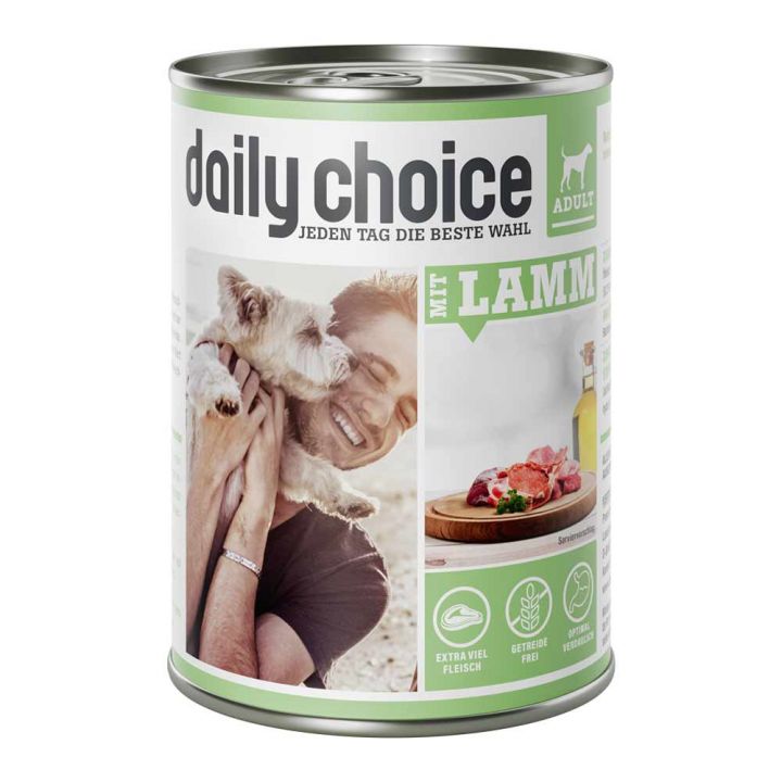 petspremium daily choice mit Lamm Nassfutter 24 x 400 g
