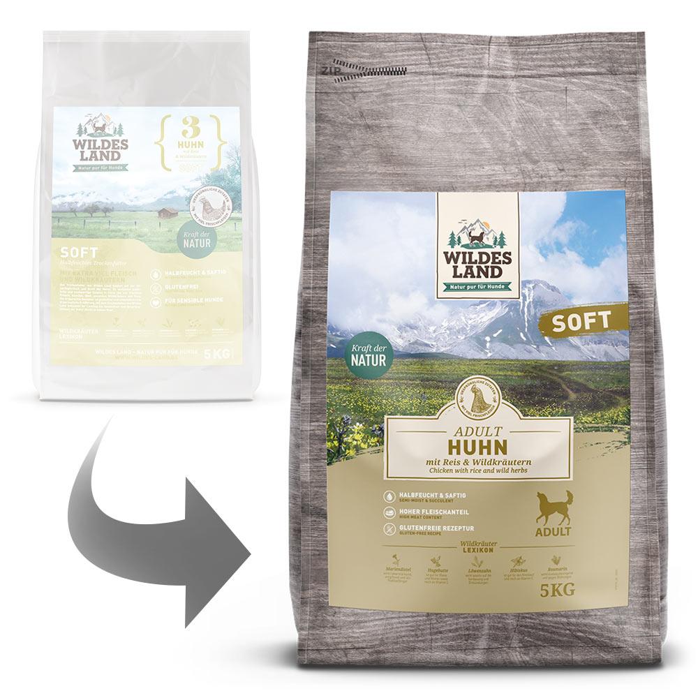 petspremium Wildes Land Huhn mit Reis und Wildkräutern Soft Adult Trockenfutter 5 kg Kostenloser Versand