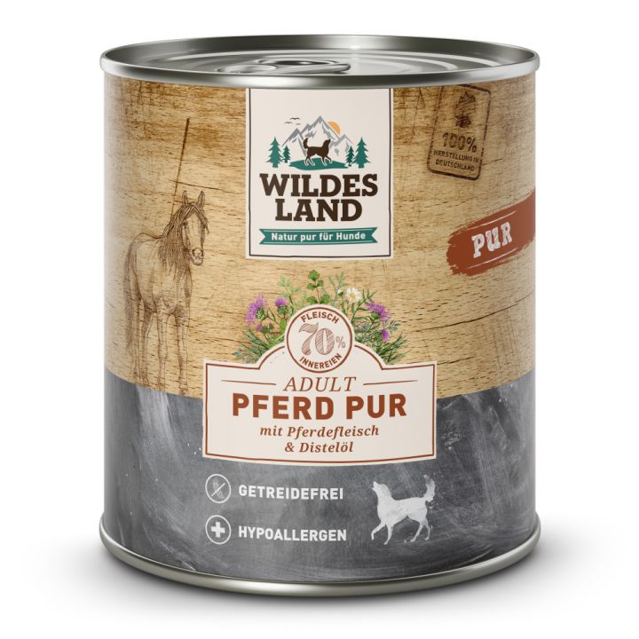 petspremium Wildes Land Pferd mit Distelöl 6 x 800 g Online Shopping
