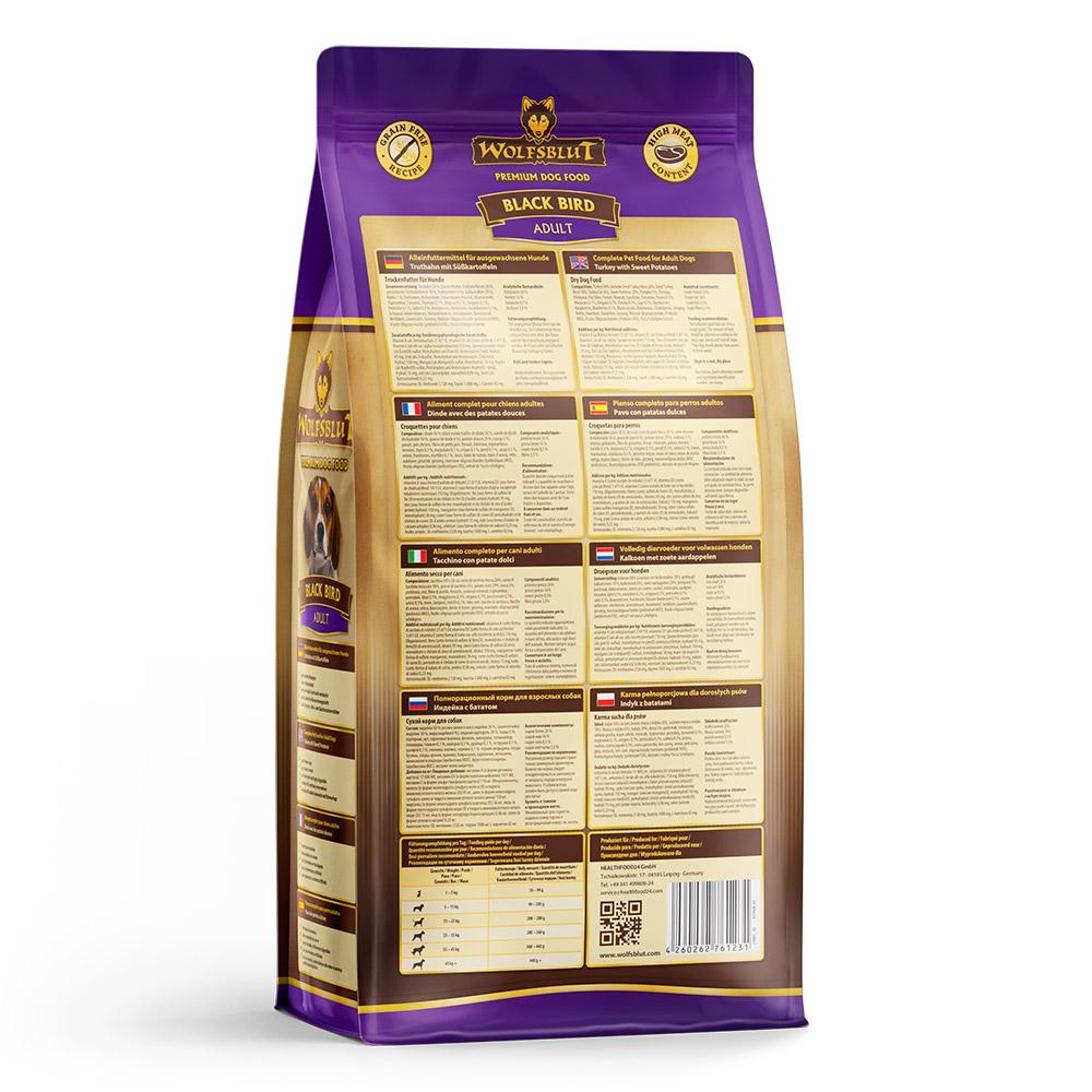 petspremium Wolfsblut Black Bird - Truthahn und Süßkartoffel Adult Trockenfutter 2 kg Online Outlet