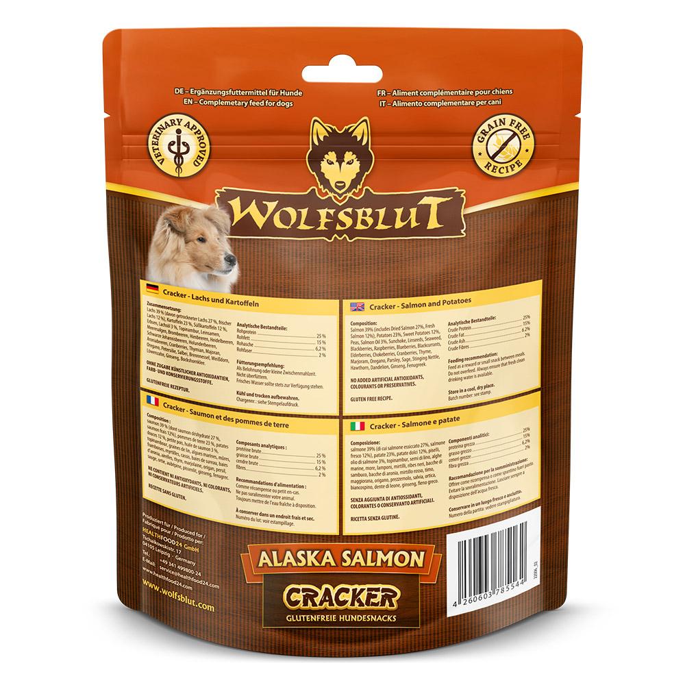 petspremium Wolfsblut Alaska Salmon Cracker Snack 6 x 225 g Exklusive Angebote