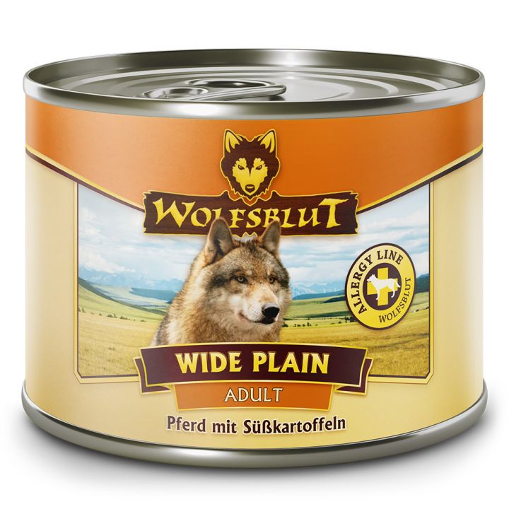 petspremium Wolfsblut Wide Plain - Pferd mit Süßkartoffeln Adult Nassfutter 6 x 200 g
