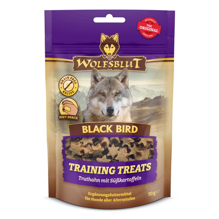 petspremium Wolfsblut Black Bird - Truthahn mit Süßkartoffel Training Treats Snack 70 g