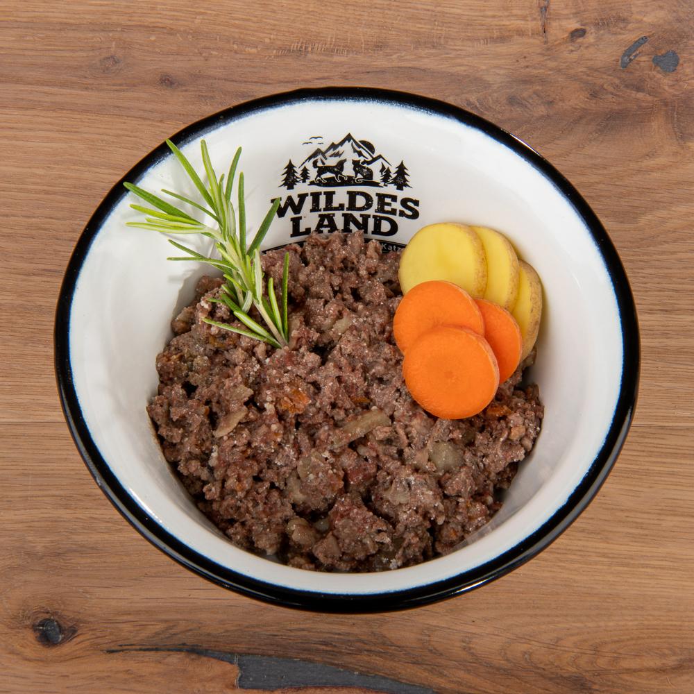 petspremium Wildes Land Rind mit Kartoffeln Karotten & Zucchini BIO Adult Nassfutter 10 x 125 g Saisonschlussverkauf