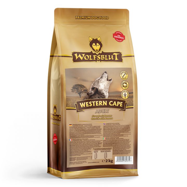 petspremium Wolfsblut Western Cape - Strauß und Banane Adult Trockenfutter 2 kg Weihnachtsangebot