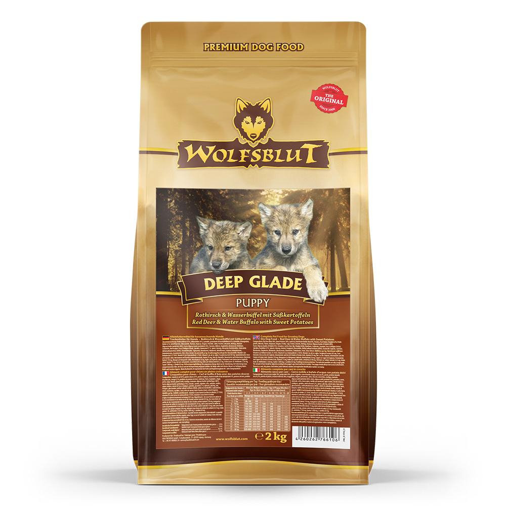 petspremium Wolfsblut Deep Glade - Rothirsch und Wasserbüffel Puppy Trockenfutter 2 kg Blitzangebot