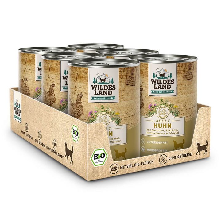 petspremium Wildes Land Geflügel Mixpaket Classic Adult Nassfutter 6 x 400 g Tägliche Deals