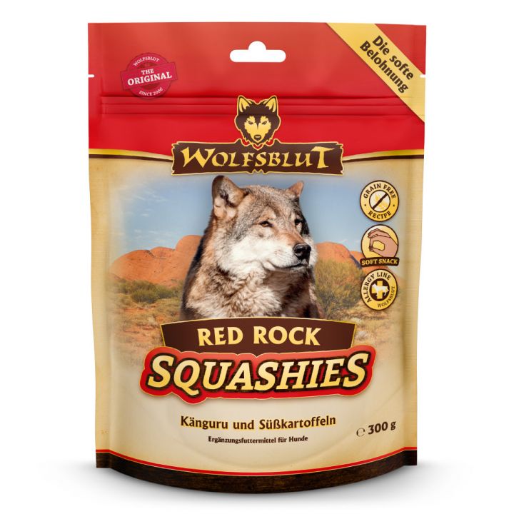 petspremium Wolfsblut Red Rock - Kängurufleisch und Süßkartoffel Squashies Snack 300 g Wochenangebot