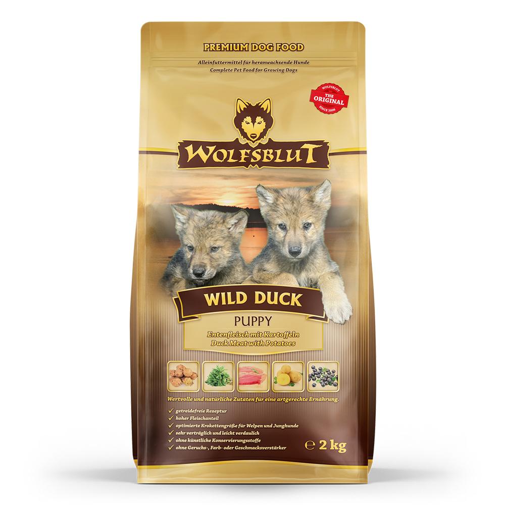 petspremium Wolfsblut Wild Duck - Ente und Kartoffel Puppy Trockenfutter 2 kg Begrenzte Freigabe