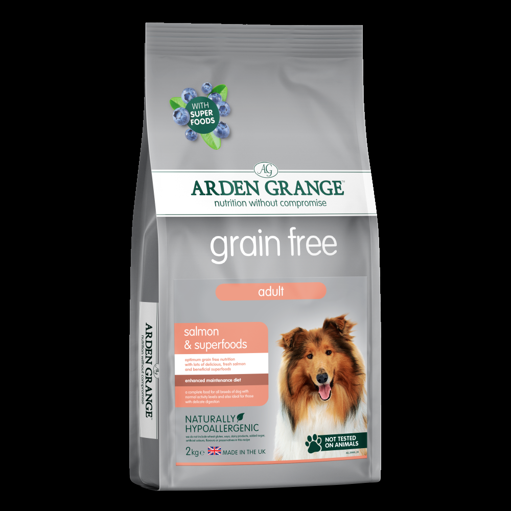 petspremium Arden Grange Adult Lachs & Superfoods Grainfree Trockenfutter 2 kg Letzte 2 Tage