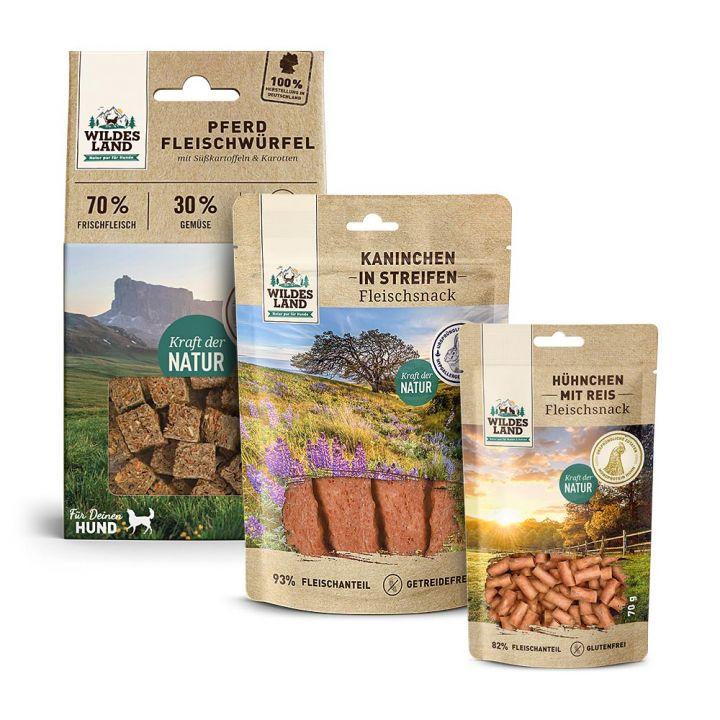 petspremium Wildes Land Snackpaket Wildes Land Snack 1 Paket Fabrikladen