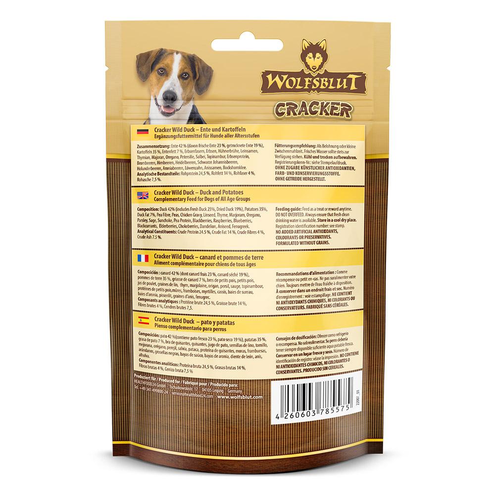 petspremium Wolfsblut Wild Duck - Entenfleisch Cracker Snack 7 x 70 g Black Friday Preise