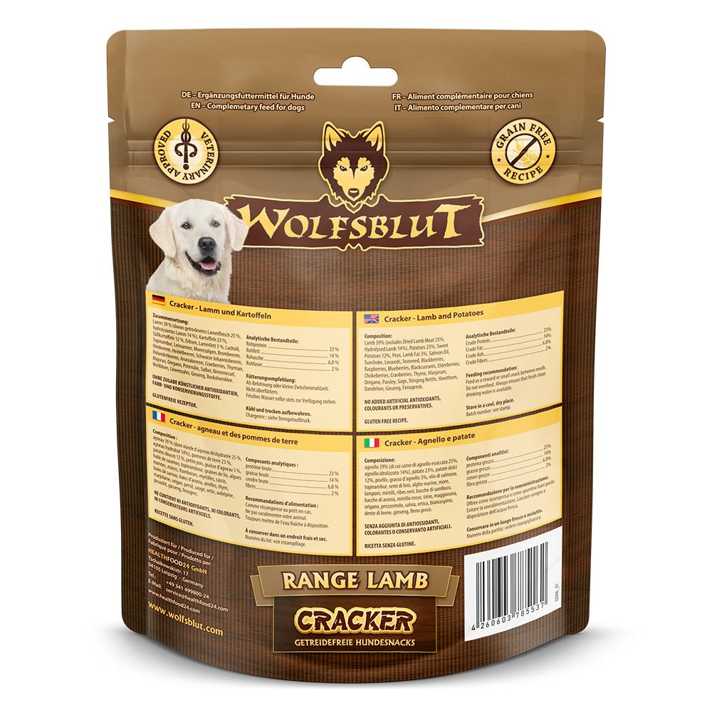 petspremium Wolfsblut Range Lamb Cracker Snack 225 g Fabrik Onlineshop