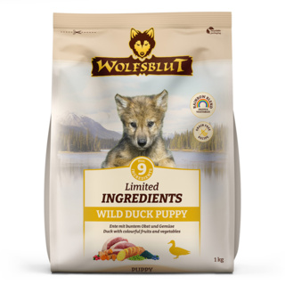 petspremium Wolfsblut Limited Ingredients Wild Duck - Ente und Süßkartoffel Puppy Trockenfutter 1 kg Großer Ausverkauf