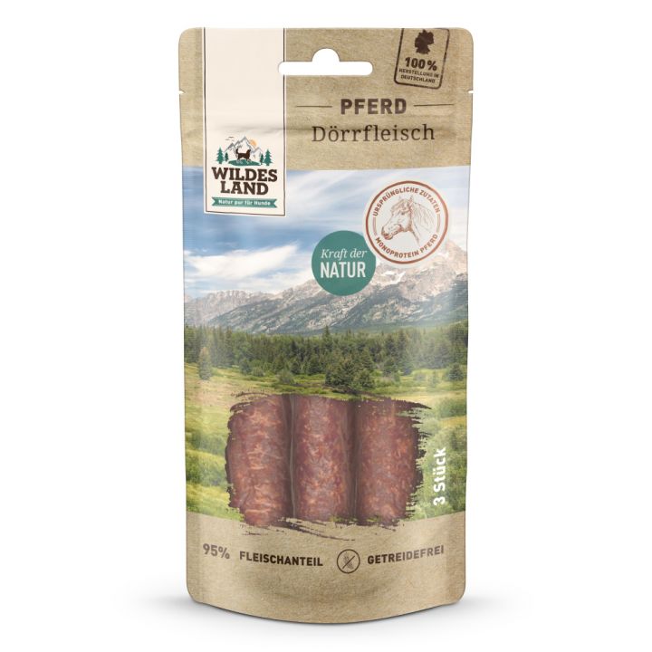 petspremium Wildes Land Pferd Dörrfleisch Snack 3 Stück Online Shopping