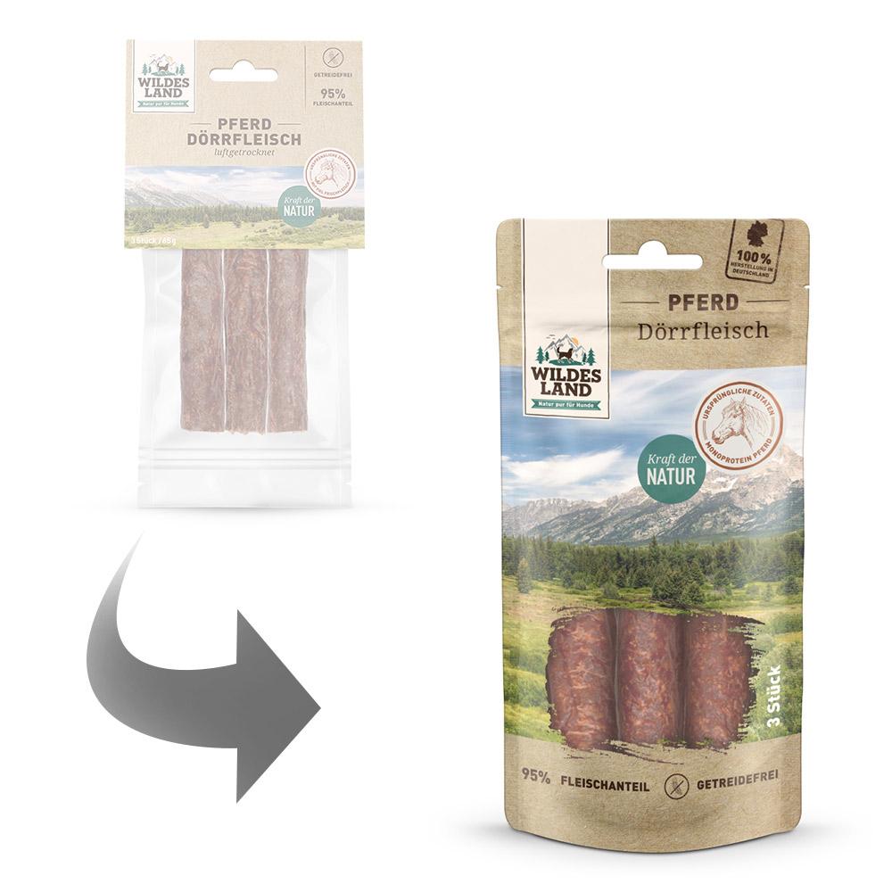 petspremium Wildes Land Pferd Dörrfleisch Snack 3 Stück Online Shopping