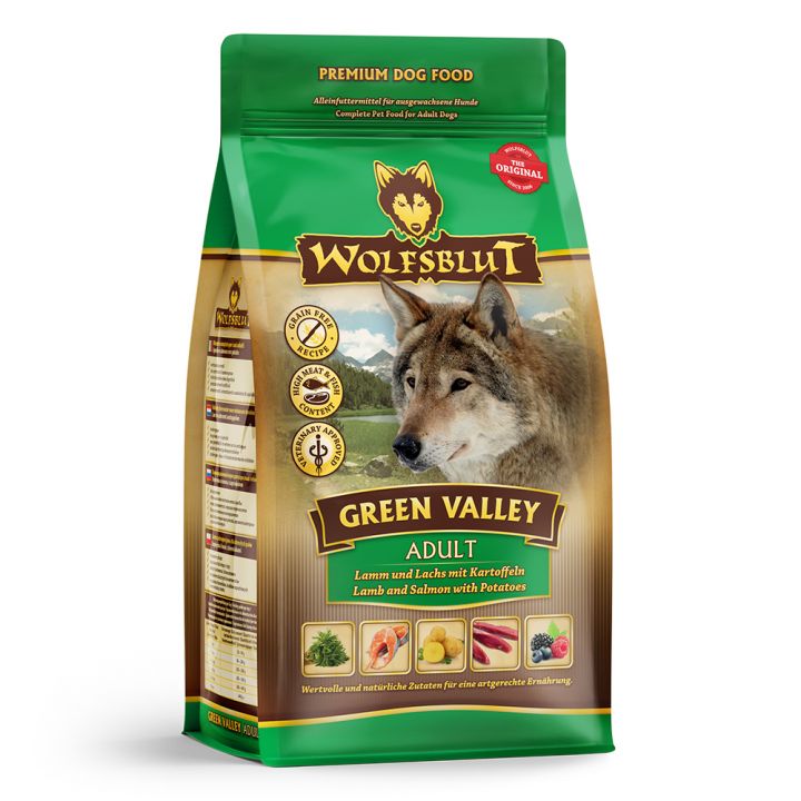 petspremium Wolfsblut Green Valley - Lamm und Lachs Adult Trockenfutter 500 g