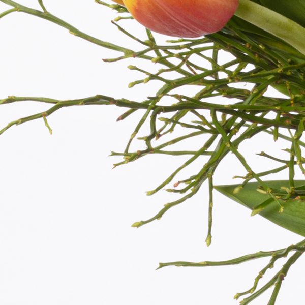 floraprima Blumenbund Kleines Glück mit Vase & Ferrero Giotto 3er Fabrikverkauf