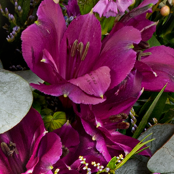 floraprima Premiumstrauß Traumhaft mit Premiumvase & Ferrero Giotto 3er