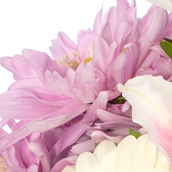 floraprima Blumenstrauß Glücksmoment mit Vase & Ferrero Giotto 3er Heißer Verkauf