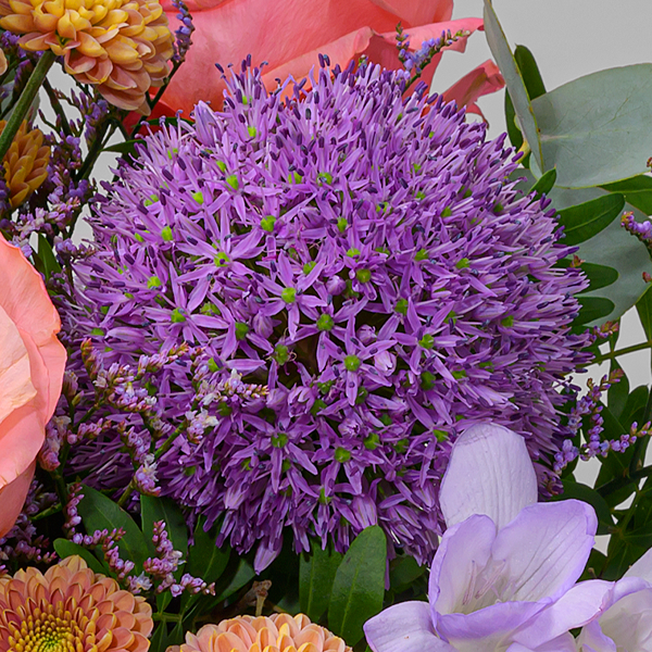 floraprima Blumenmix Blütenglück mit Ferrero Giotto 3er