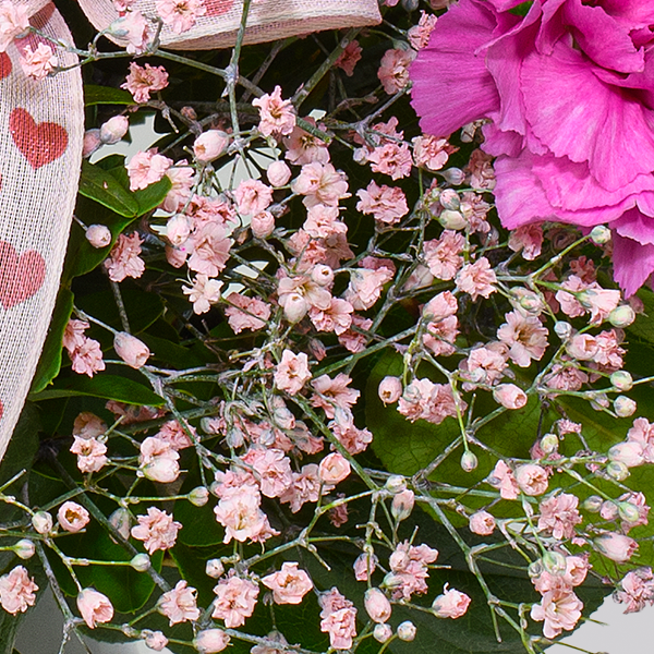 floraprima Blumenstrauß Blütenromanze mit Vase & Ferrero Giotto 3er Begrenzte Freigabe
