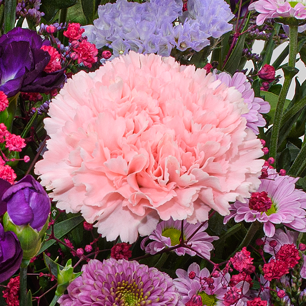 floraprima Blumenstrauß Pure Freude mit Vase & Ferrero Giotto 3er Letzte 3 Tage