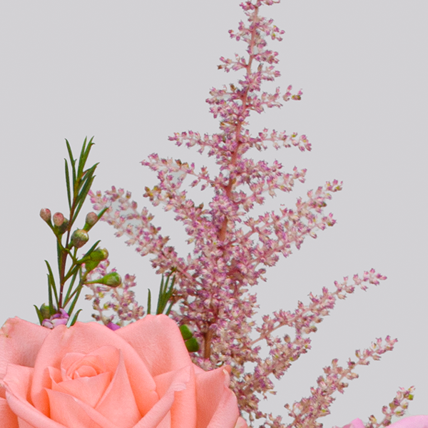 floraprima Premiumstrauß Du bist die Beste mit Premiumvase & Ferrero Giotto 3er Letzter Tag
