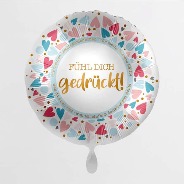 floraprima Heliumballon-Geschenk „Fühl dich gedrückt“ Günstiger Verkauf