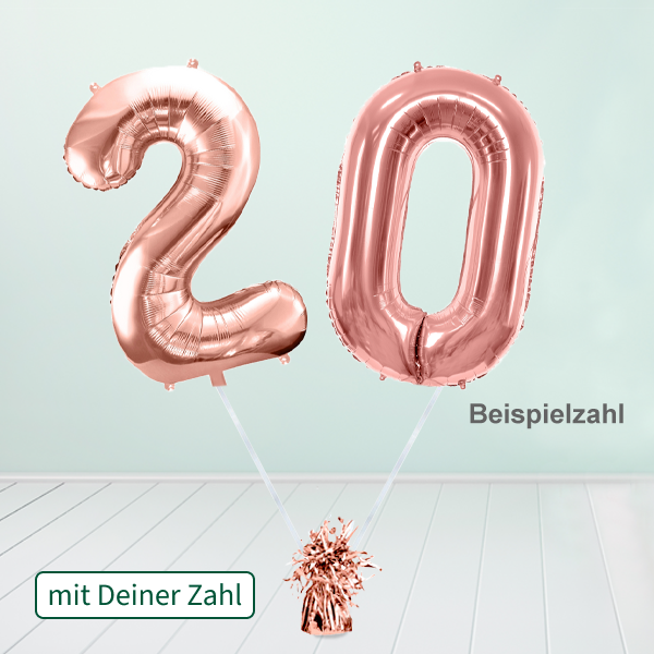 floraprima Heliumballon-Geschenk XXL-Zahlen Blitzverkäufe
