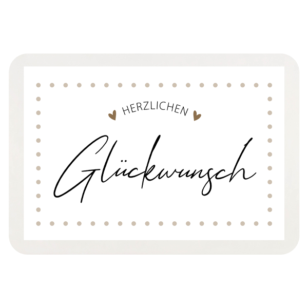floraprima Biskuittorte „Herzlichen Glückwunsch“ Sonderangebot der Fabrik