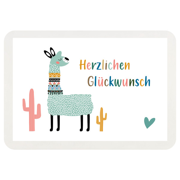 floraprima Biskuittorte „Herzlichen Glückwunsch" mit Lama Nur noch ein Tag übrig