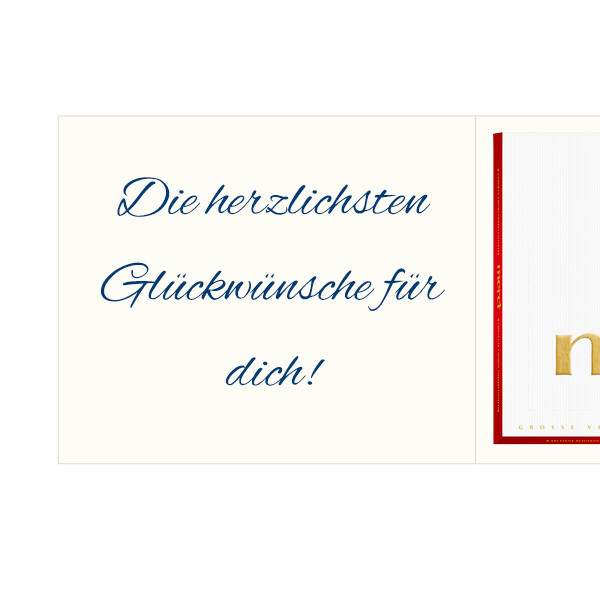 floraprima Persönliche Grußkarte mit Merci: Happy Birthday (250 g) 50% Rabatt mit kostenlosem Versand
