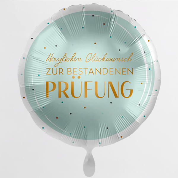 floraprima Heliumballon Geschenk „Zur bestandenen Prüfung“ Limitierter Zeitrabatt