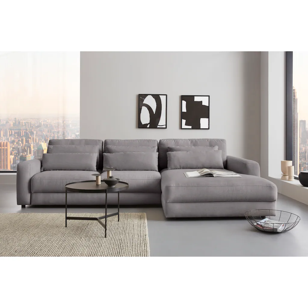Places of Style Ecksofa »Bloomfield L-Form« wahlweise mit Bettfunktion und Bettkasten kaufen Online