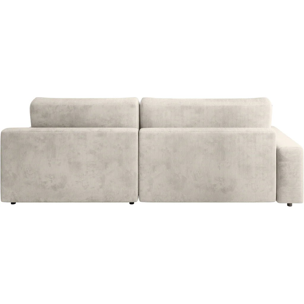 TRENDMANUFAKTUR Ecksofa »Challenge Schlafsofa mit Bettkasten Couch in L-Form Breite 245 cm« Recamiere beidseitig montierbar mit Bettfunktion trendiger Cordstoff kaufen Angebote