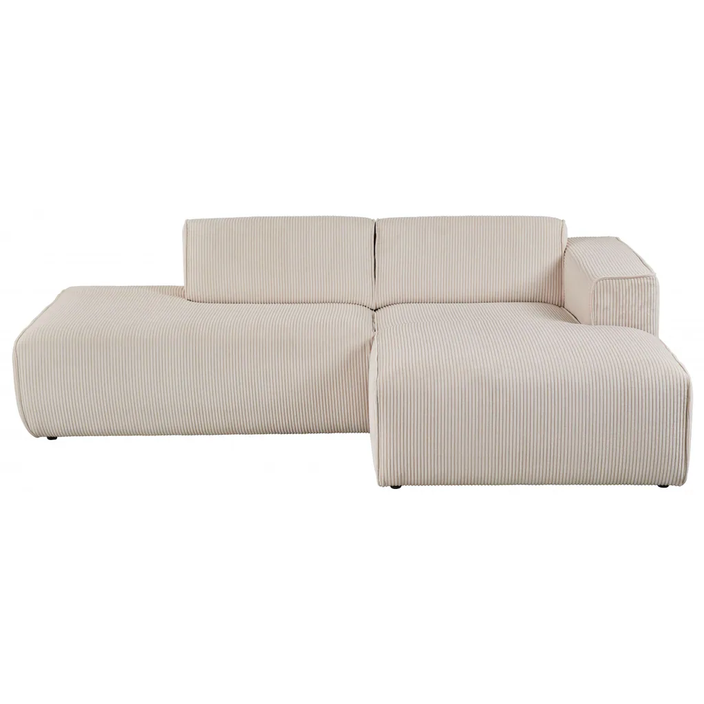 andas Ecksofa »Noord« mit Kedernaht Breite 227 cm Cord Struktur kaufen im Angebot