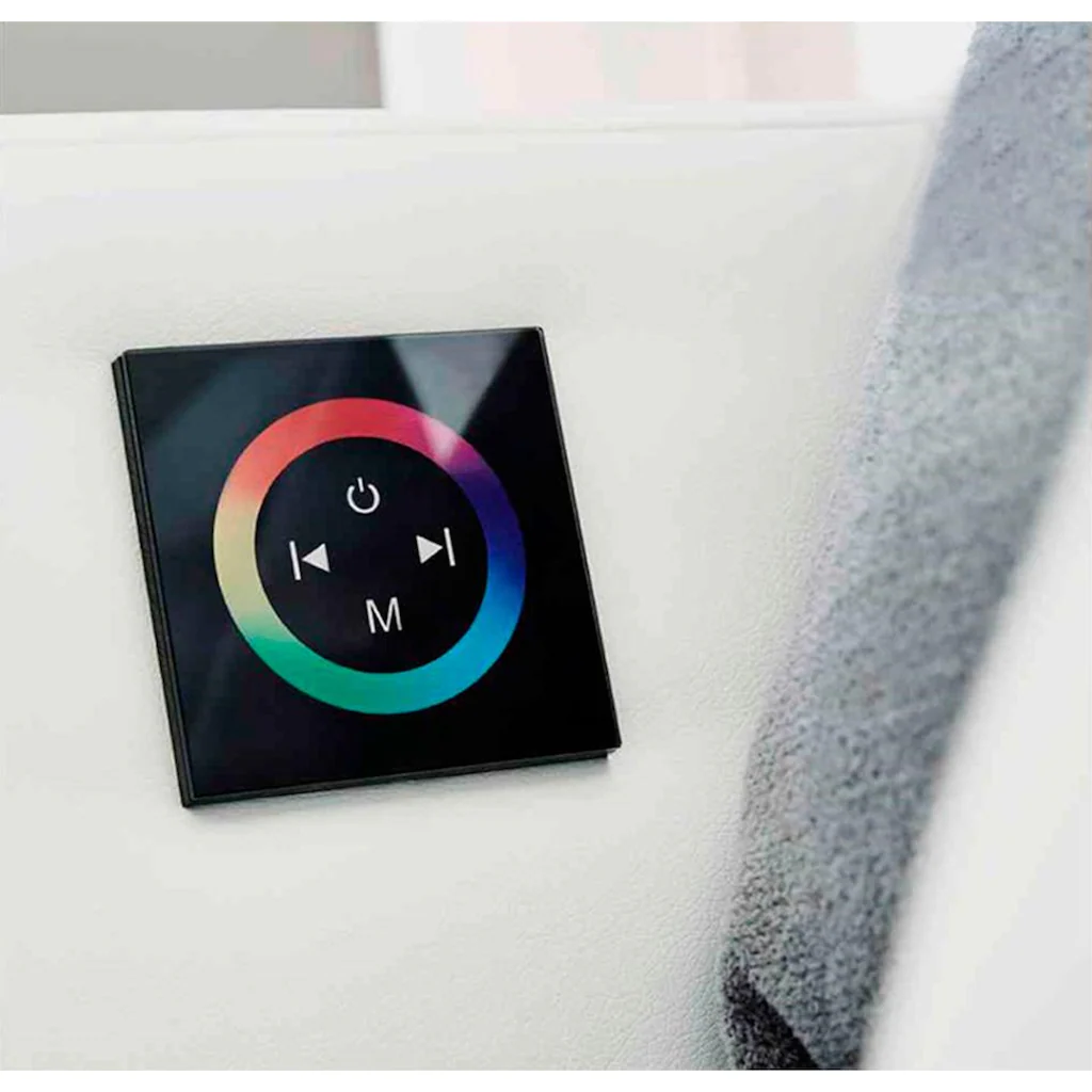 Jockenhöfer Gruppe Ecksofa Laredo inklusive RGB-LED-Beleuchtung und Bluetooth-Soundsystem kaufen Limitierter Zeitrabatt