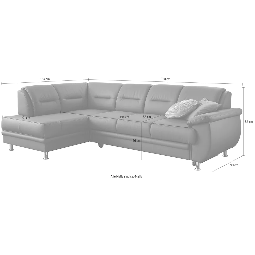 sit&more Ecksofa mit Bettfunktion online kaufen Flash Sale