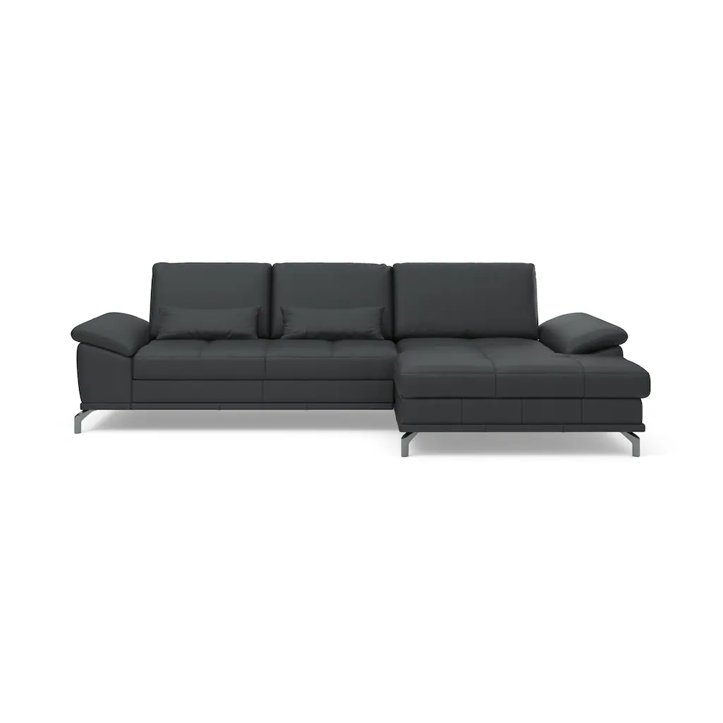 Places of Style Ecksofa Costello mit Sitztiefenverstellung und Armlehnfunktion incl. 3 Nierenkissen kaufen Osterangebot