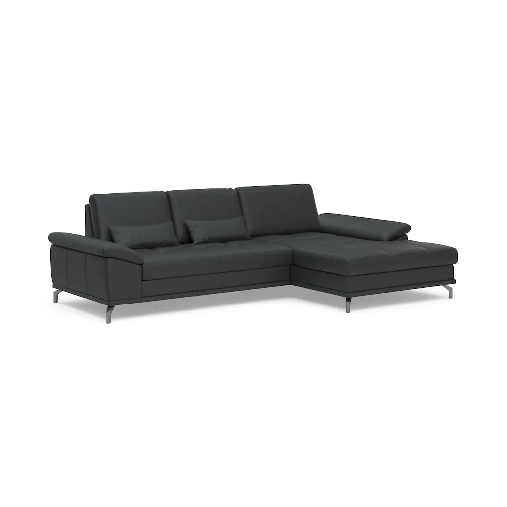 Places of Style Ecksofa Costello mit Sitztiefenverstellung und Armlehnfunktion incl. 3 Nierenkissen kaufen Osterangebot