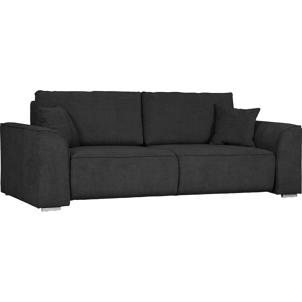 INOSIGN 3-Sitzer Beatrice Schlafsofa wahlweise auch mit Bettfunktion und Bettkasten incl. 2 Zierkissen kaufen Heißer Verkauf