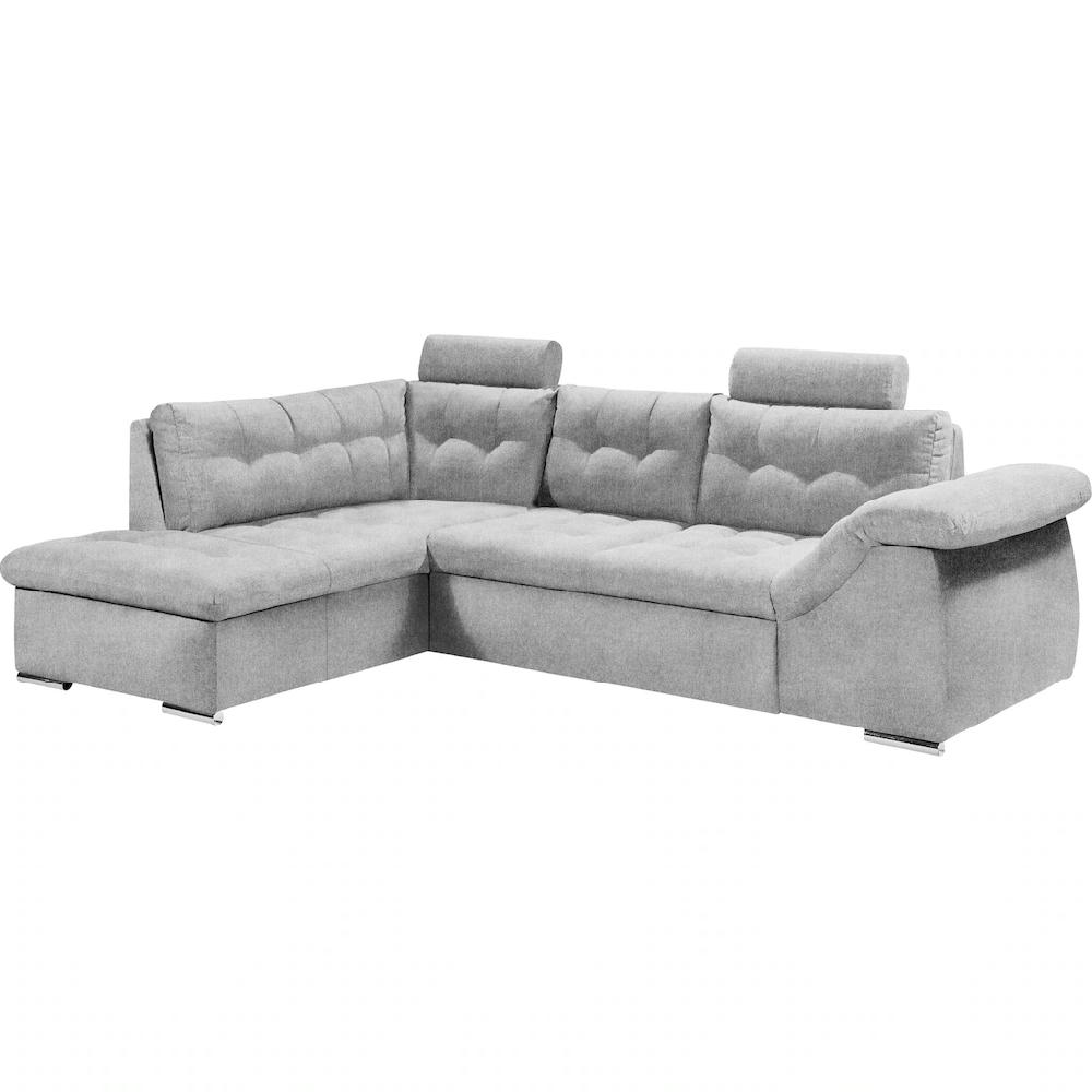 ED EXCITING DESIGN Ecksofa Oman mit Bettfunktion Bettkasten Armteilverstellung und Kopfstützen kaufen Zeitlich begrenztes Angebot