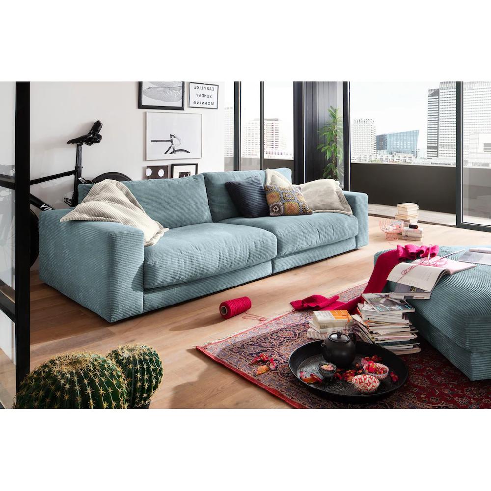 Places of Style Big-Sofa »Enisa legere Polsterung B/T/H: 290/127/85 cm« Zeitloses und stylisches Loungemöbel in Fein- und Breitcord kaufen Tägliche Deals