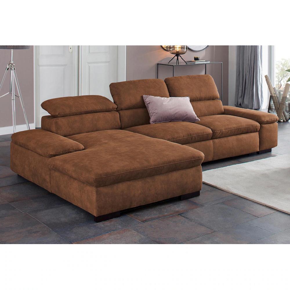 Home affaire Ecksofa »Alberto« Wahlweise mit Bettfunktion Super Sparpreis
