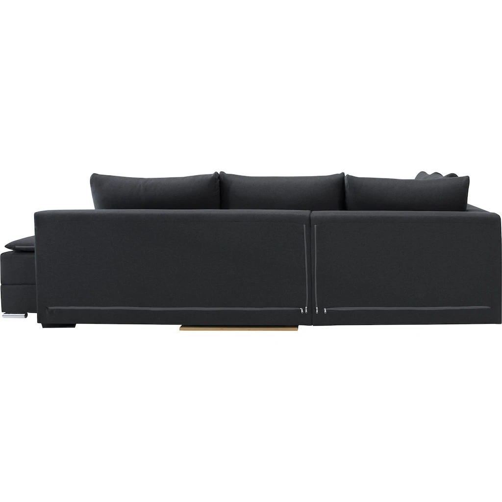 INOSIGN Ecksofa »Göteborg« mit Boxspring-Bettfunktion und Bettkasten Dauerschlaffunktion Topper kaufen Neueste Stile