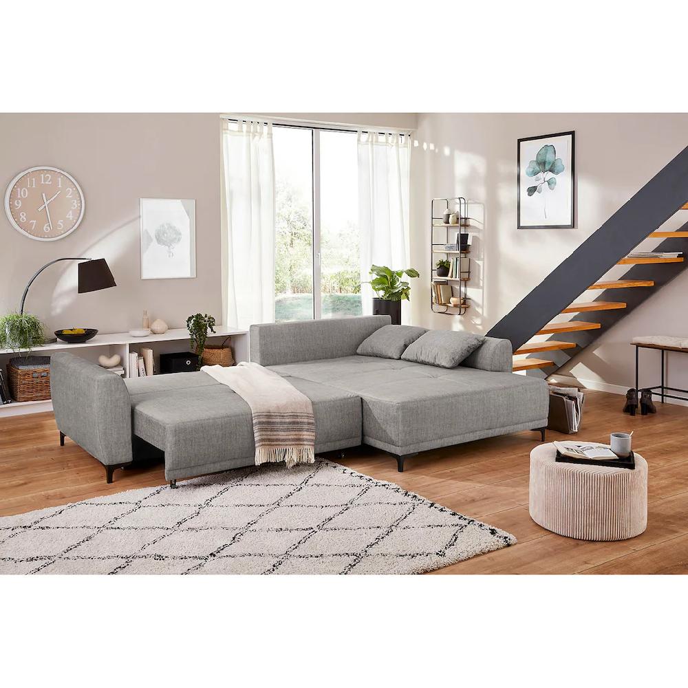 Jockenhöfer Gruppe Ecksofa Aviano inkl. praktischer Bettfunktion Stauraum/Bettkasten kaufen Letzte 2 Tage