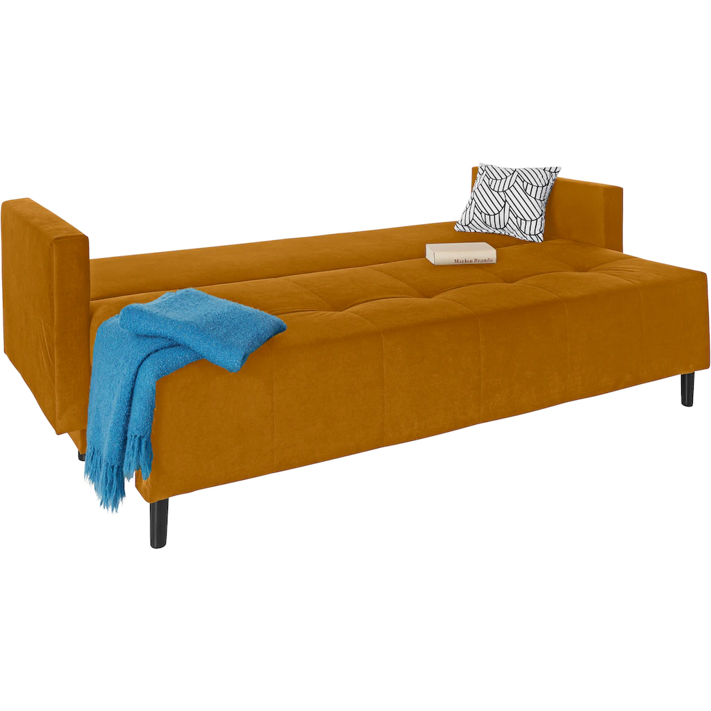 COLLECTION AB Schlafsofa »Solar« Bettfunktion Bettkasten Federkern und loser Rücken- und Zierkissen kaufen Zeitbegrenzte Promotion