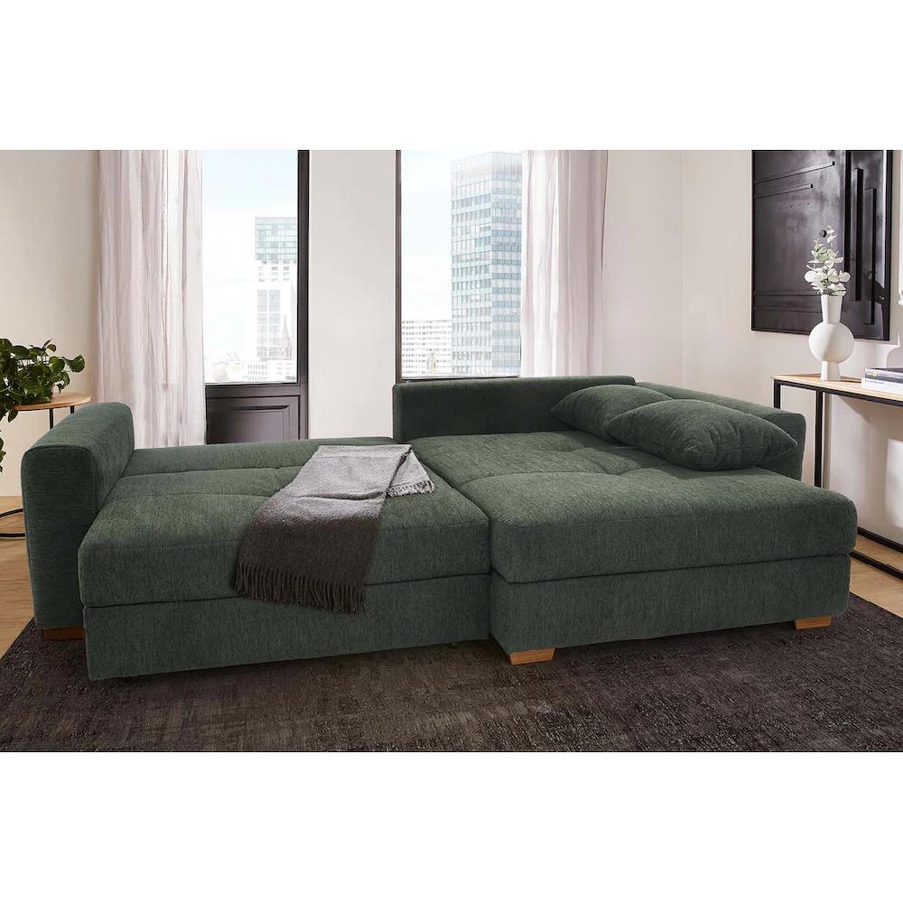 Jockenhöfer Gruppe Ecksofa Kampen mit Bettfunktion und Bettkasten kaufen Sonderangebot der Fabrik
